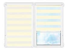 Рулонные кассетные шторы День Ночь палермо 12 цена. Купить в «Мастерская Жалюзи»